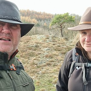 Cesty Haničky a Milana na vrcholu Jezevčiny (18.11.2021 12:50)