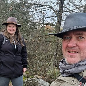 Cesty Haničky a Milana na vrcholu Výrův kopec (19.11.2021 12:50)