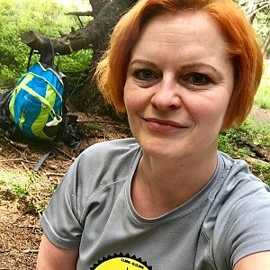 Hanka na vrcholu Zimný (8.7.2018 12:17)