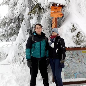 Kristián Lecián na vrcholu Zimný (27.1.2019 14:00)