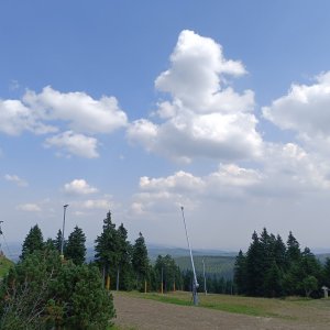 Vlados on the summit of Klínovec (15.8.2025 17:07)