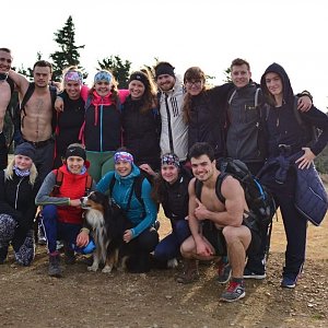 Ivča on the summit of Klínovec (15.11.2020 13:41)