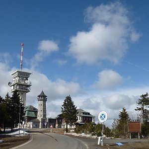 Nojby na vrcholu Klínovec (22.4.2021 16:10)