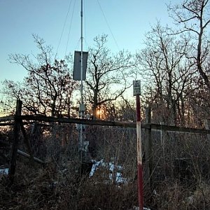 michalzhor na vrcholu Uherčické nové hory (3.12.2021 23:05)