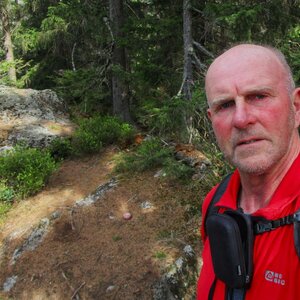 Michal Kříž on the summit of Čertův vrch (14.4.2024 10:18)