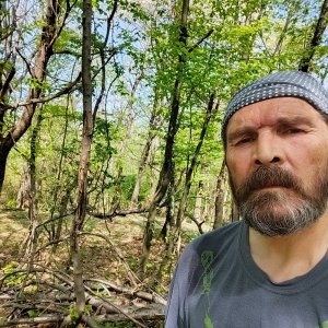 Jaroslav Flidr on the summit of Konický vrch (23.4.2025 11:45)