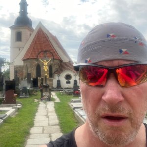 Petr Karmazín na vrcholu U sv. Jiří (2025)