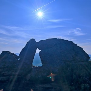 Martin Horáček on the summit of Stone Window (25.7.2026)
