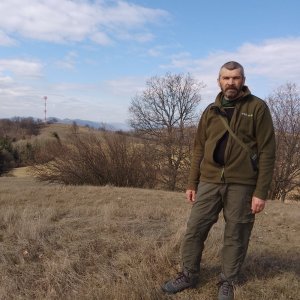 Jaroslav Flidr on the summit of Krížna (22.3.2025 10:30)