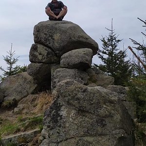 Jan Soukup na vrcholu Knížecí stolec (30.4.2022 11:23)