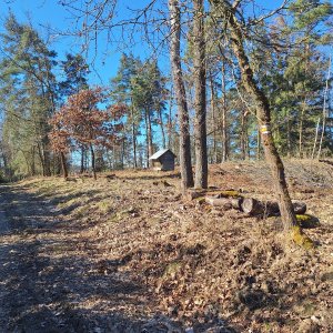 Cyklista 73 on the summit of Pahorek (2025)