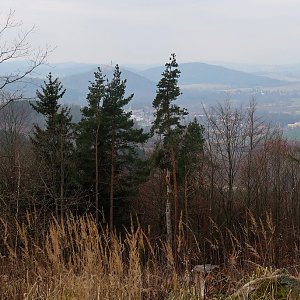 Bouřka na vrcholu V jezevčinách (18.12.2021 13:10)