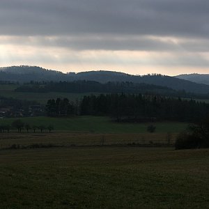 Bouřka na vrcholu Na Hůrkách (18.12.2021 12:20)
