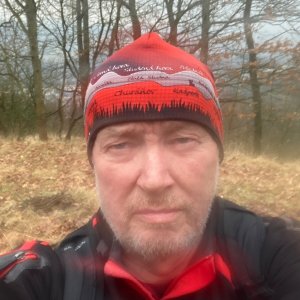 Petr Karmazín on the summit of Mravenčák (2026)