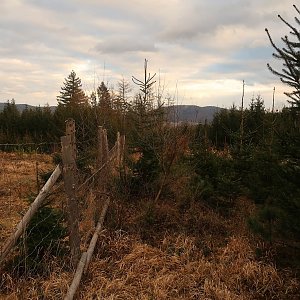 Bouřka na vrcholu Na Kamejkách (10.2.2022 16:10)