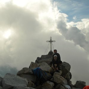 ThrasherVojti on the summit of Hochalmspitze (12.9.2020 15:50)