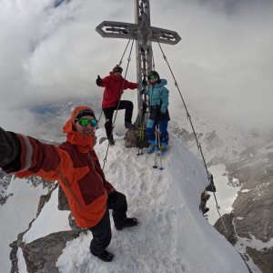 David Ryšavý on the summit of Hochalmspitze (18.4.2026 13:38)