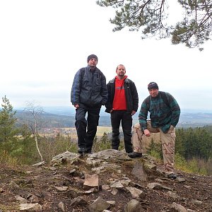 Petr Karmazín na vrcholu Bílá skála (2016)