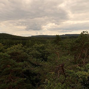 Bouřka na vrcholu Babská skála (1.9.2022 15:26)