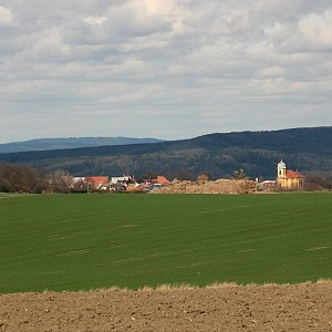 Bouřka na vrcholu Vrchy (6.4.2022 15:46)