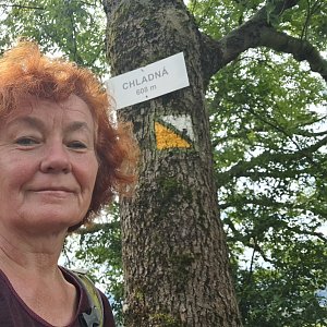 Horalka Anička na vrcholu Chladná (9.7.2022)