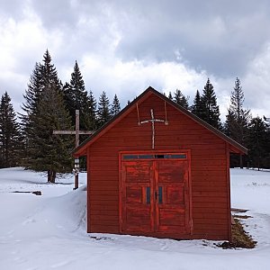 Roman Tigge na vrcholu Kaplica na Hali Lipowskiej (19.4.2022 14:05)