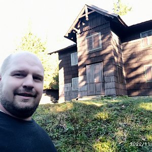 Petr Petrik na vrcholu Hubertova chata (8.11.2022 11:57)