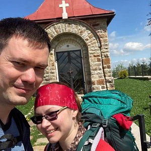 KonyCz na vrcholu Muřinkový vrch - kaple (14.5.2022 10:55)