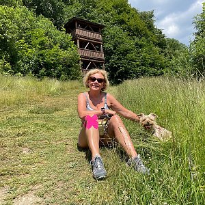 Magda na vrcholu Rozhledna Sedlo Beskyd (26.6.2022 11:56)