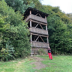 Radka D na vrcholu Rozhledna Sedlo Beskyd (25.9.2022 9:36)