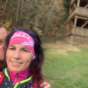 Jarmila Machová na vrcholu Rozhledna Sedlo Beskyd (29.10.2022 11:45)