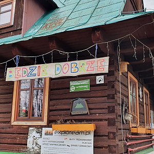 Tomáš na vrcholu Schronisko PTTK na Przegibku (30.4.2022 12:47)