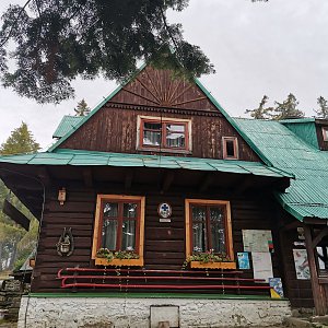 Šárka na vrcholu Schronisko PTTK na Przegibku (22.10.2022 12:24)