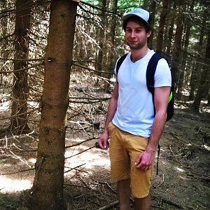 Jack Skurello na vrcholu Magurka (28.4.2018 13:29)
