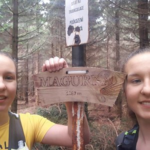 Hanka Ličková na vrcholu Magurka (30.5.2020 14:07)