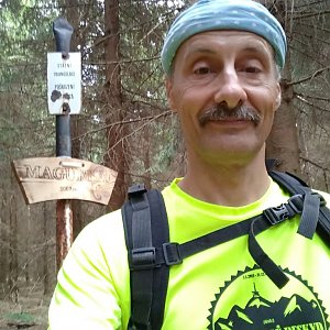 Jiří Sumbal na vrcholu Magurka (18.8.2018 16:20)