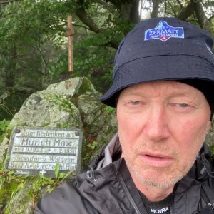 Petr Karmazín on the summit of Eckstein (2025)