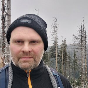Bohumír Michal na vrcholu Ostrý vrch (9.3.2024 14:41)