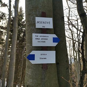 Martin Horáček na vrcholu Jaseňové (16.1.2022 12:36)