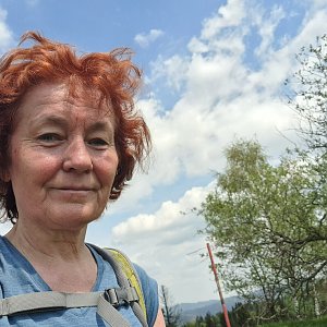 Horalka Anička on the summit of Poľana (11.5.2022)
