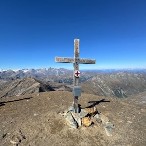 Martin Malý na vrcholu Hocharn (20.9.2025 12:45)