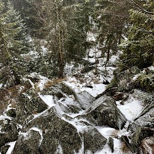 Jan Matiášek na vrcholu Bärenriegel (3.3.2020 12:09)