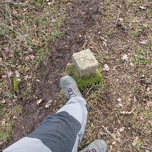 Jaroslav Flidr na vrcholu Vlčí vrch (23.2.2022 11:05)