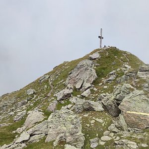 Martin Suchopár on the summit of Gilfert (23.8.2021 12:05)