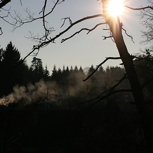 Bouřka na vrcholu Kaliště (15.1.2022 15:24)
