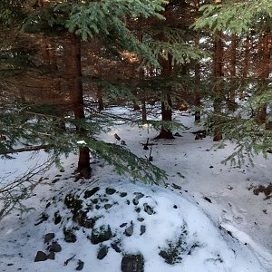 ZdenkaV na vrcholu Benešky (16.1.2022 11:49)