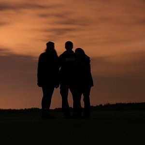 Bouřka na vrcholu Kamínek (3.3.2020 20:50)