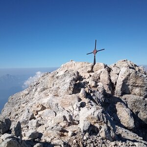 Bodik on the summit of Monte Civetta (24.7.2019 9:26)