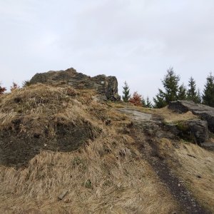 Jiří Škorec na vrcholu Jelení kámen (11.3.2025 14:52)