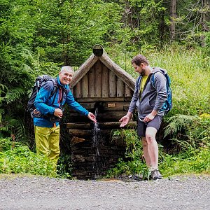 Tomáš Habr na vrcholu Zelené Kameny (3.9.2021 8:00)